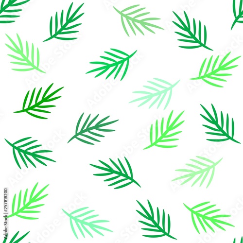 leaves seamless pattern vector