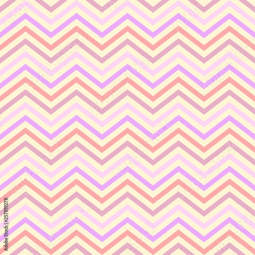 Seamless zigzag pattern vector design, pink color shades