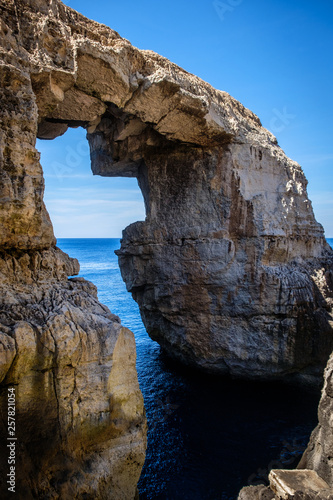 Natural arch, Wied il-Mielah Window, Gozo Malta © Emel