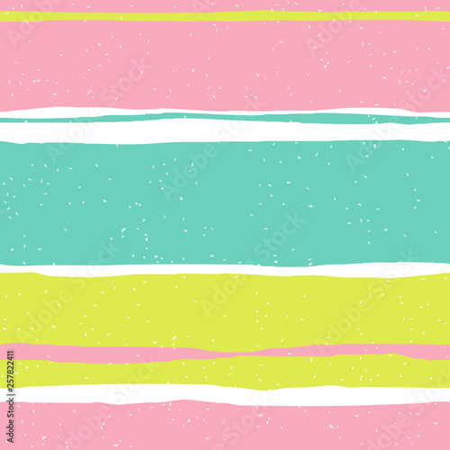Seamless pattern with hand drawn stripes. Stamp textured background. Vector illustration for print, design, fabric.