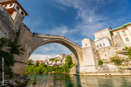 Mostar bridge in Bosnia