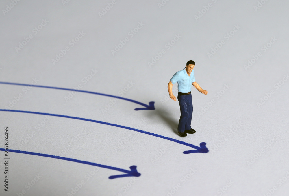 The concept of business competition environment. Miniature people. The concept of business competition environment. Miniature people.