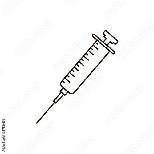 syringe vector icon
