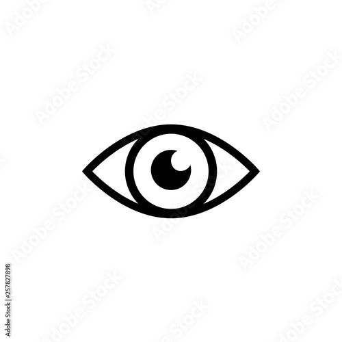 Eye icon sign.