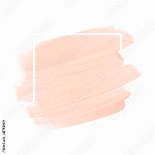 Logo brush painted watercolor background vector. Perfect design for headline and sale banner. 