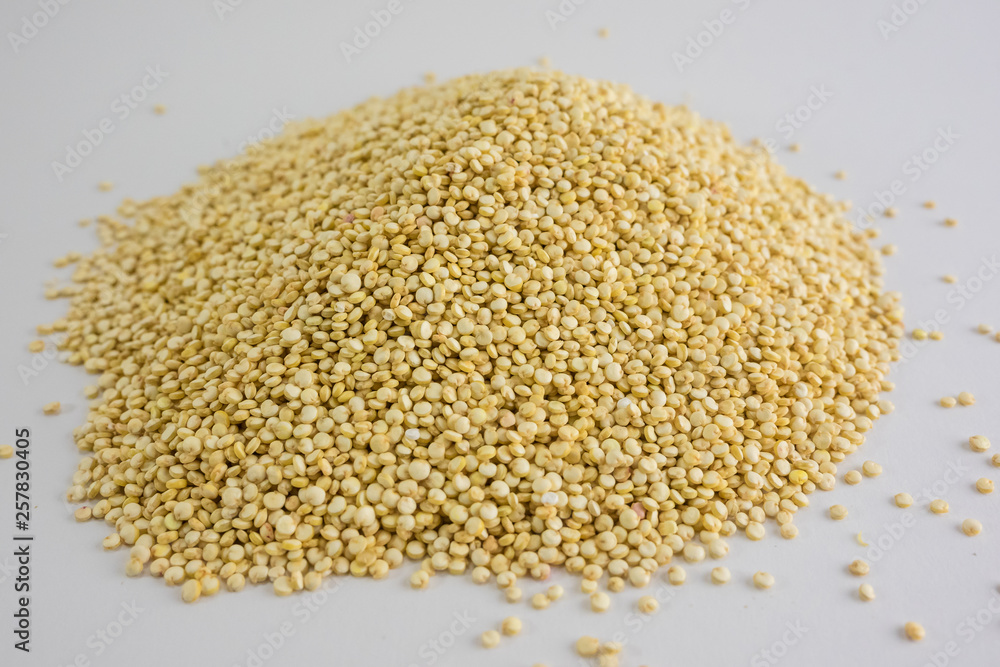 Mountain of Quinoa Seeds, white background of Quinoa seeds. Quinoa seeds from Bolivia and Peru Mountain of Quinoa Seeds, white background of Quinoa seeds. Quinoa seeds from Bolivia and Peru