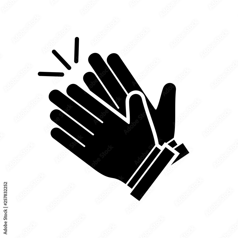 Clapping hand icon Clapping hand icon