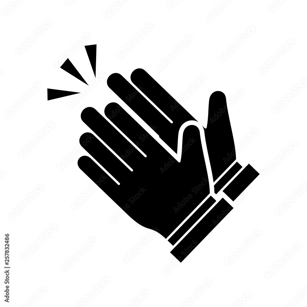 Clapping hand icon Clapping hand icon