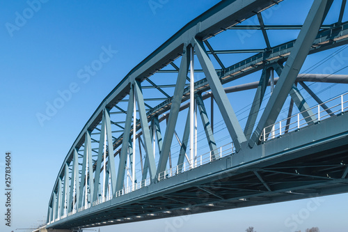 Railroad Bridge Near Nijmegen