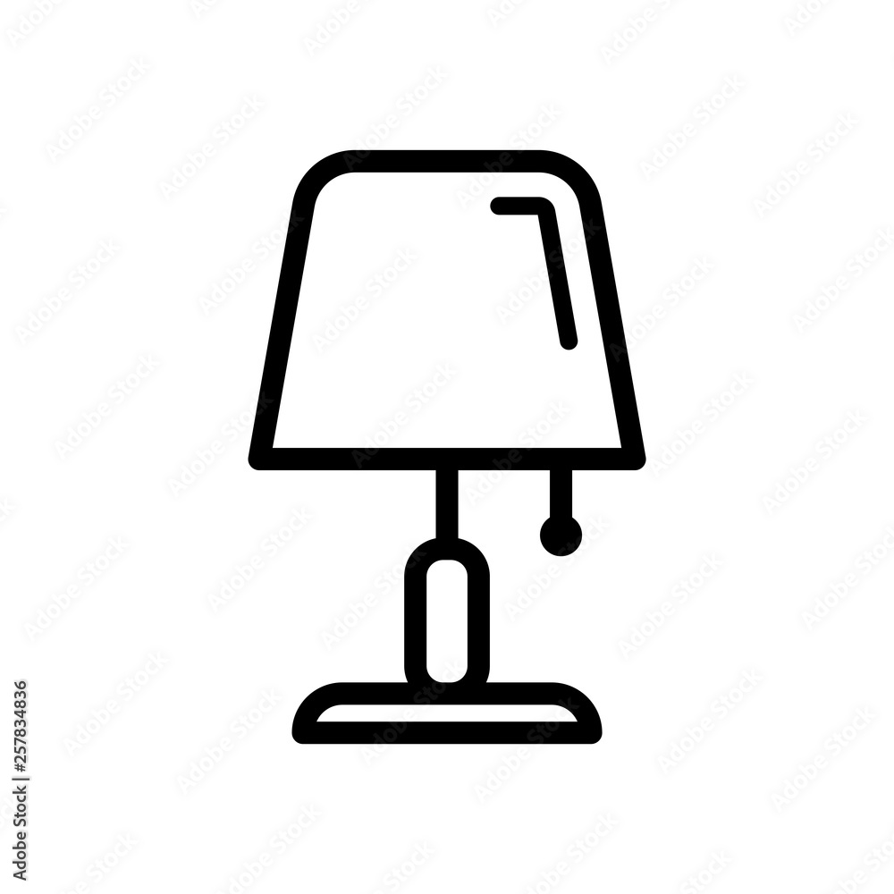 Table lamp icon Table lamp icon