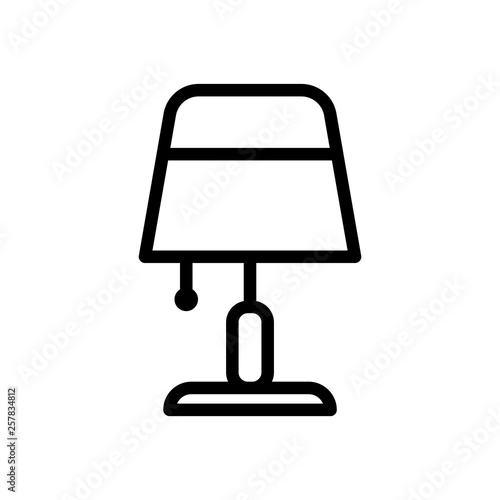 Table lamp icon