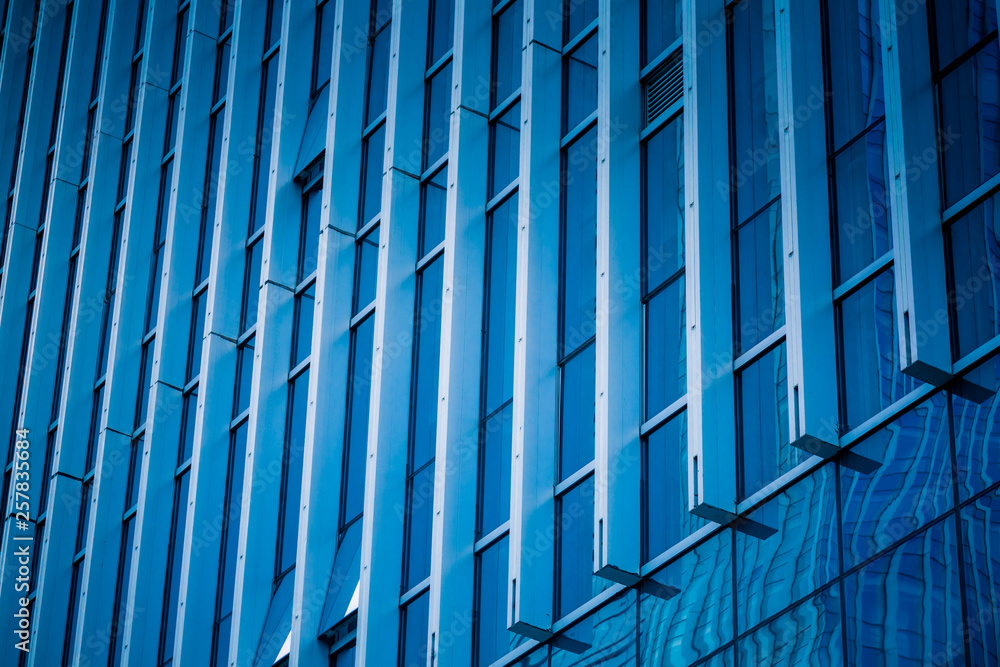 Close-Up of Modern Office Buildings in city of China. Close-Up of Modern Office Buildings in city of China.