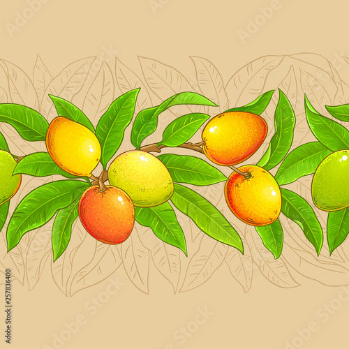 mango vector pattern