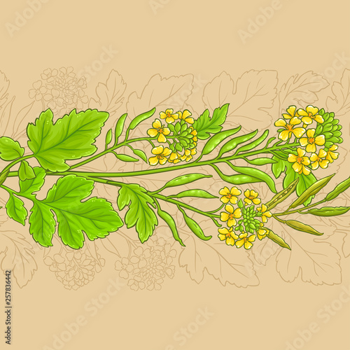 mustard vector pattern