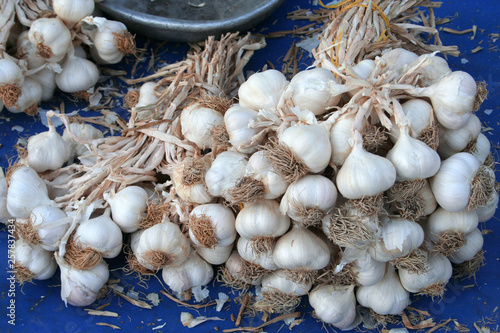 garlic at bazaar