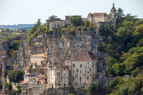 Pilgrimage town of Rocamadour, Episcopal city and sanctuary of the Blessed Virgin Mary, Lot, Midi-Pyrenees, France © wjarek