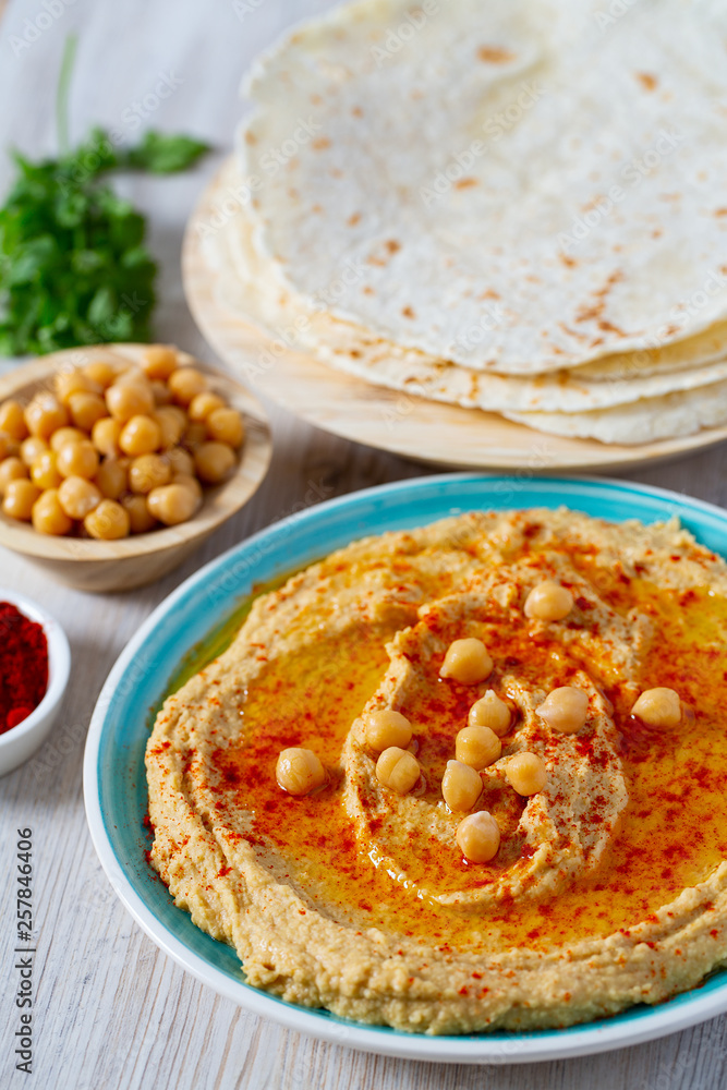 hummus on a white surface hummus on a white surface