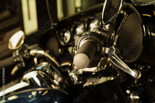 View motorcycle handlebar, Dashboard