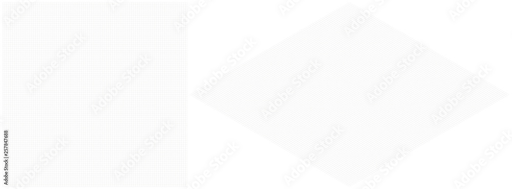 Rhombus Graph Paper Vector illustration of isometric grid background. Simple rhombus graph ...