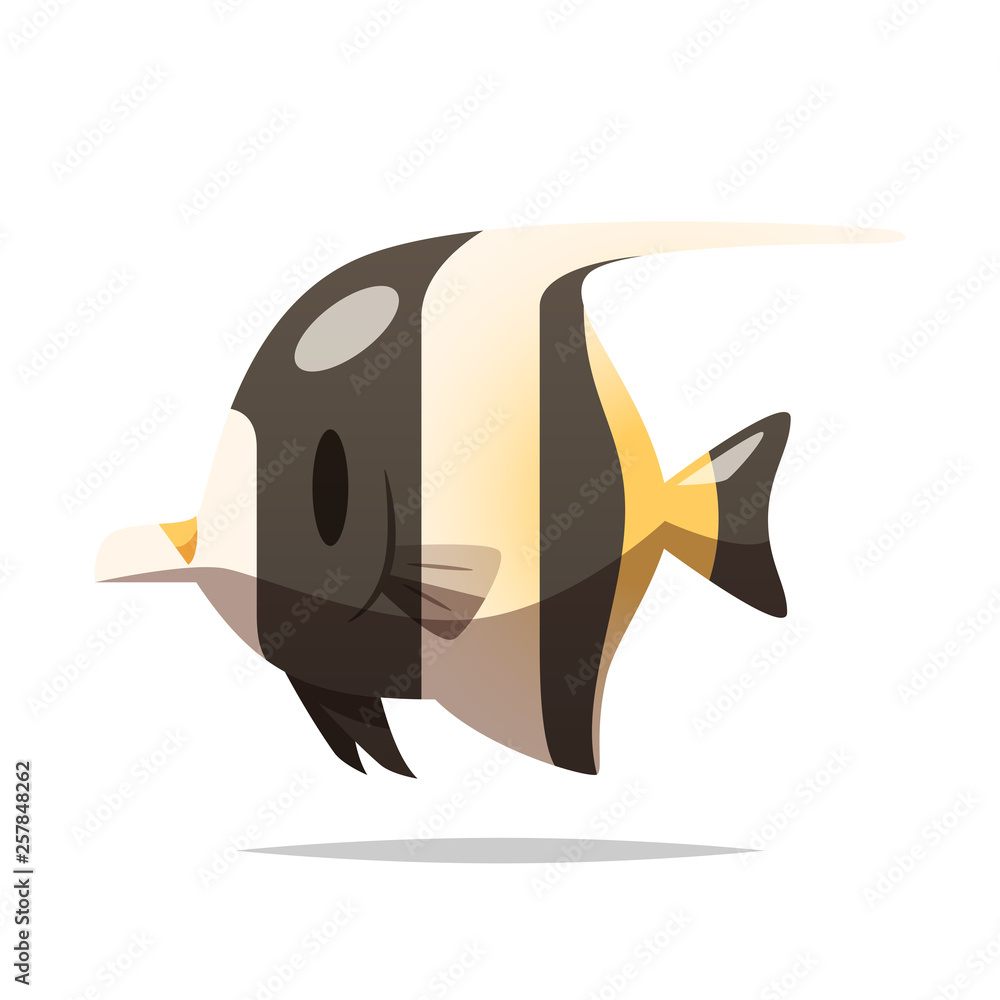 Cartoon Angelfish