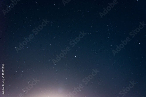Beautiful night starry sky full frame