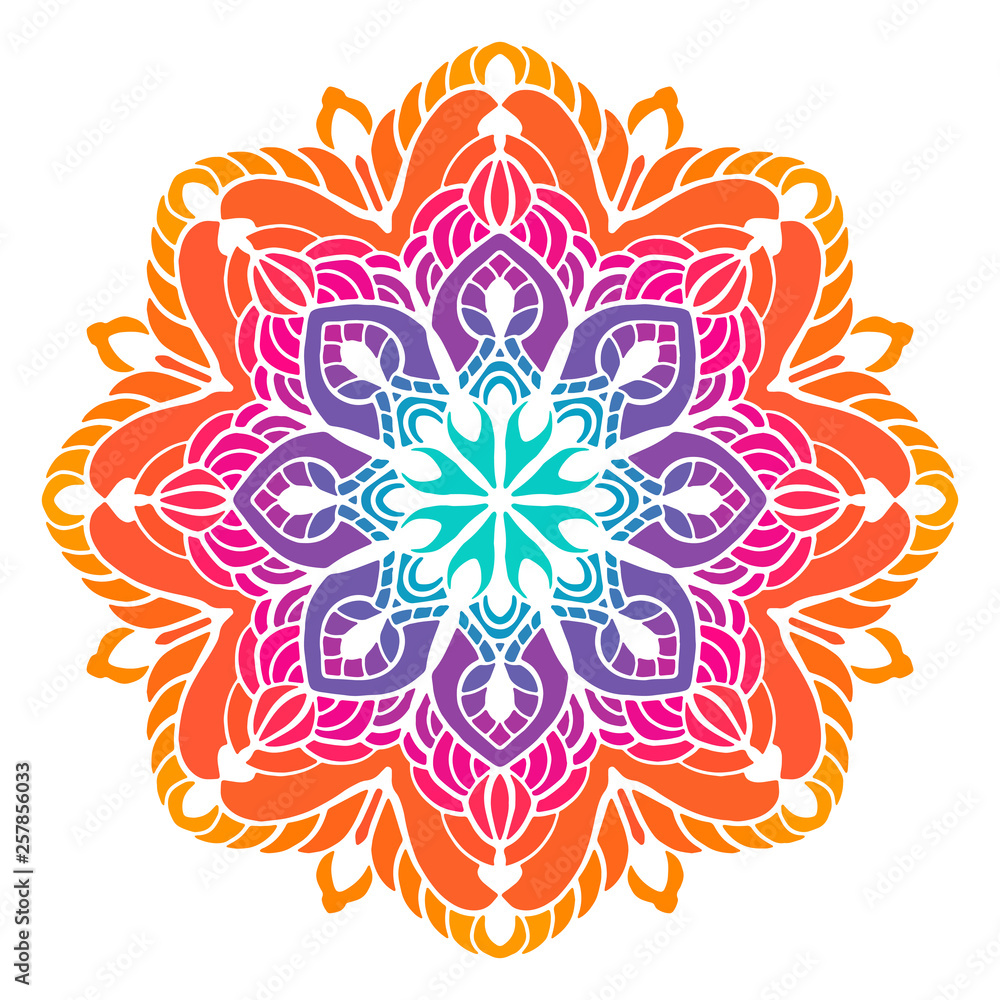Multicolor mandala Multicolor mandala