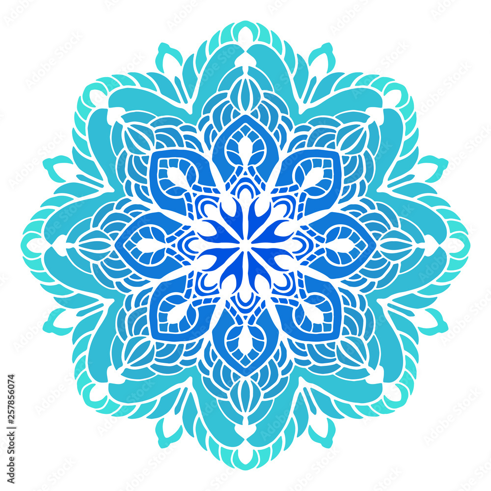 Multicolor  mandala