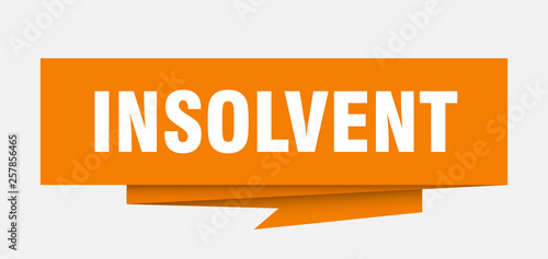 insolvent