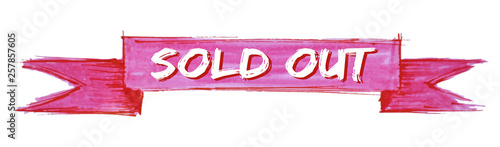 sold out ribbon