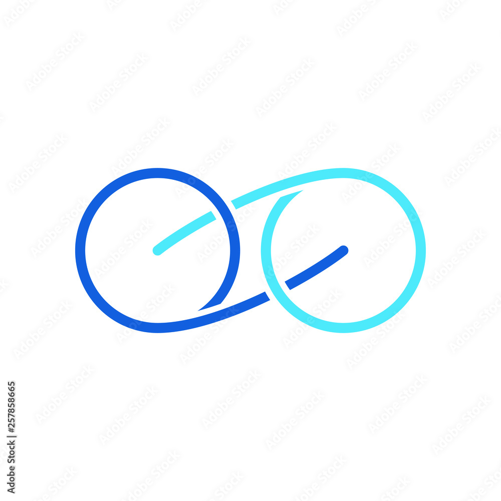 Modern Infinity Symbol Icons logo Template for technology business health company with high end look Modern Infinity Symbol Icons logo Template for technology business health company with high end look