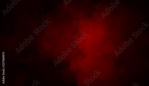 Abstract red smoke texture . Mistery fog background.