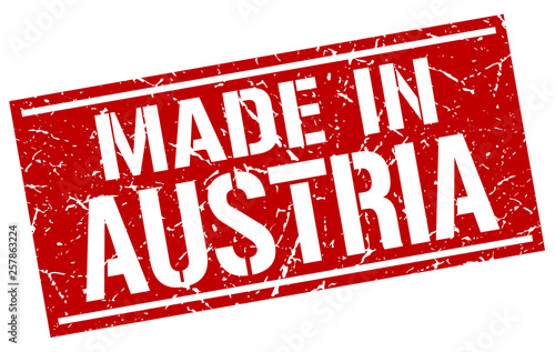 made in Austria stamp