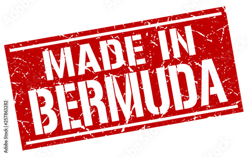 made in Bermuda stamp