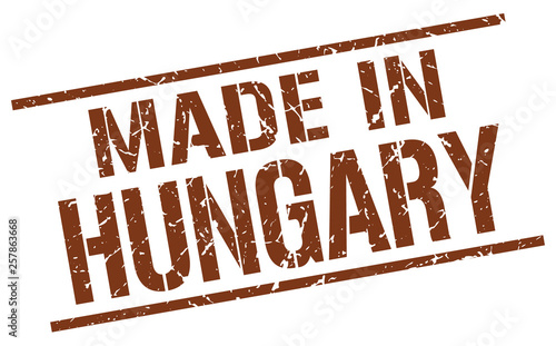 made in Hungary stamp