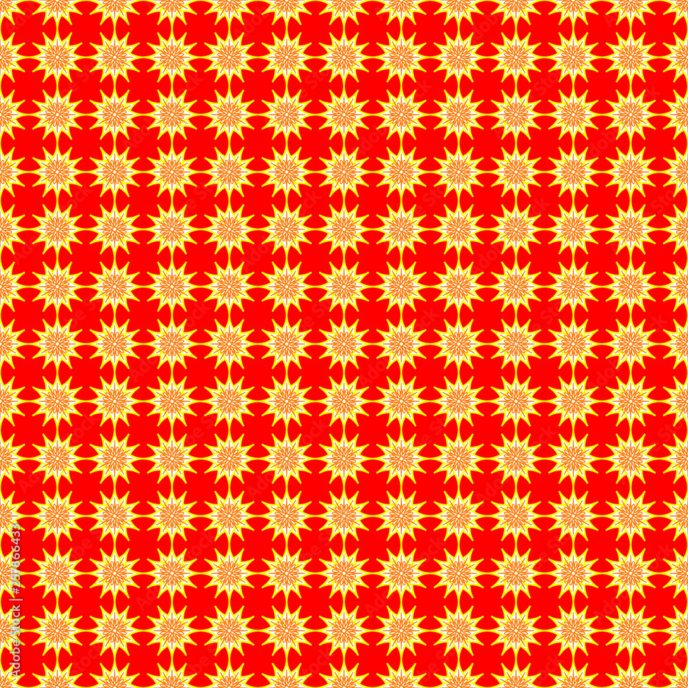 Seamless abstract sun pattern Seamless abstract sun pattern