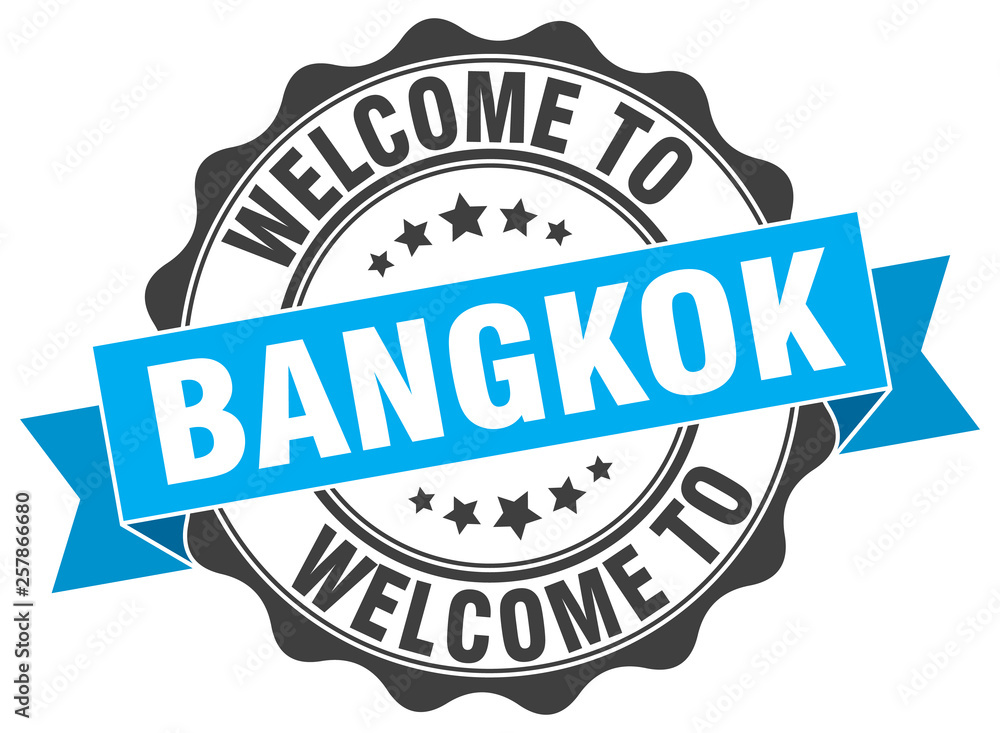 Bangkok round ribbon seal Bangkok round ribbon seal