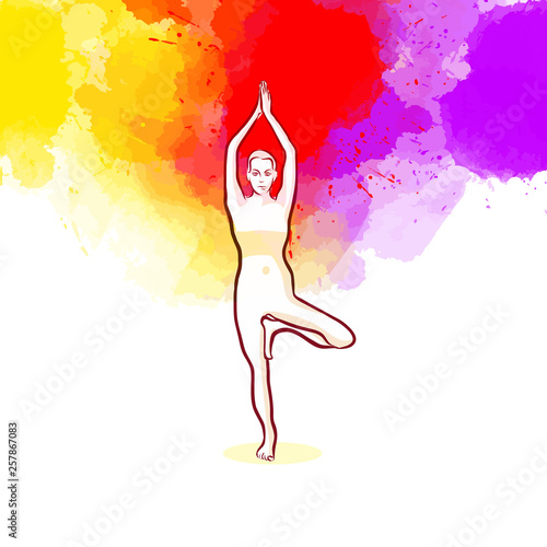 Creative Tree Pose Vrikshasana Yoga Pose