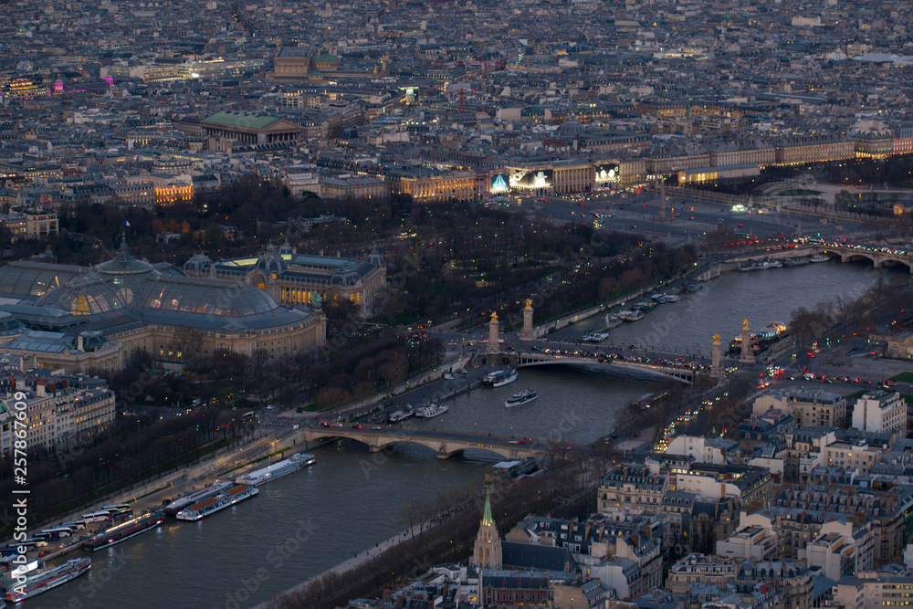 Obraz premium view from Eiffel tower 