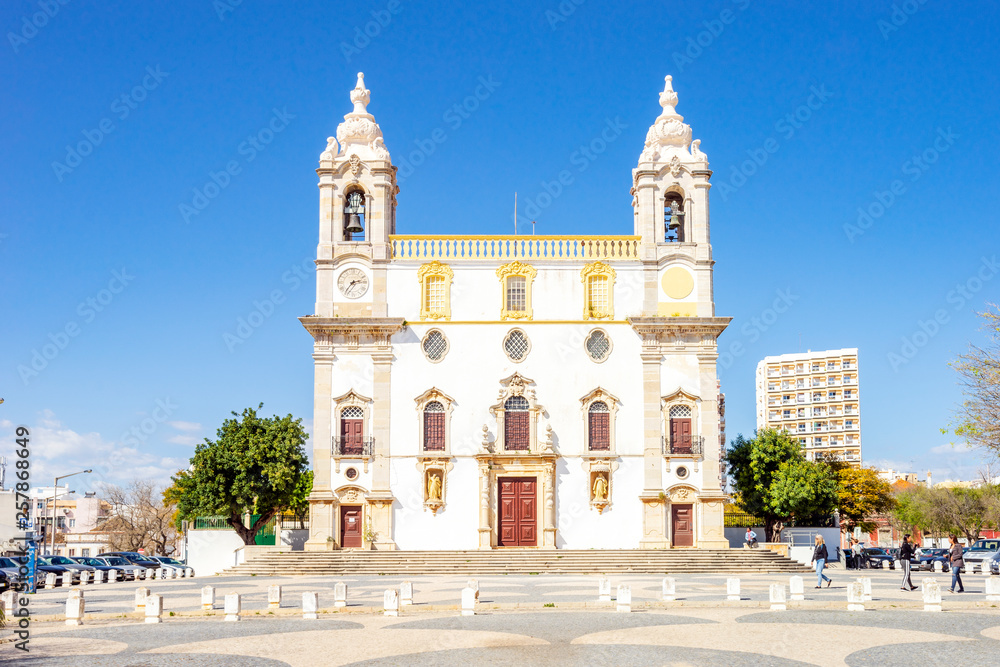 Catholic church in Faro, Algarve, Portugal