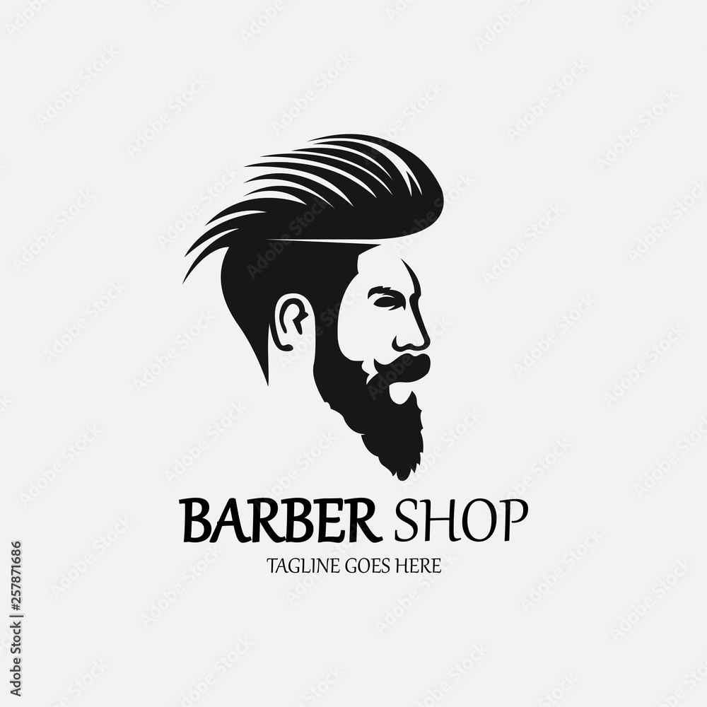barber shop vector illustration Stock Vector