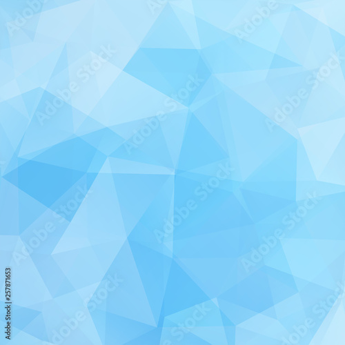Abstract geometric style blue background. Vector illustration