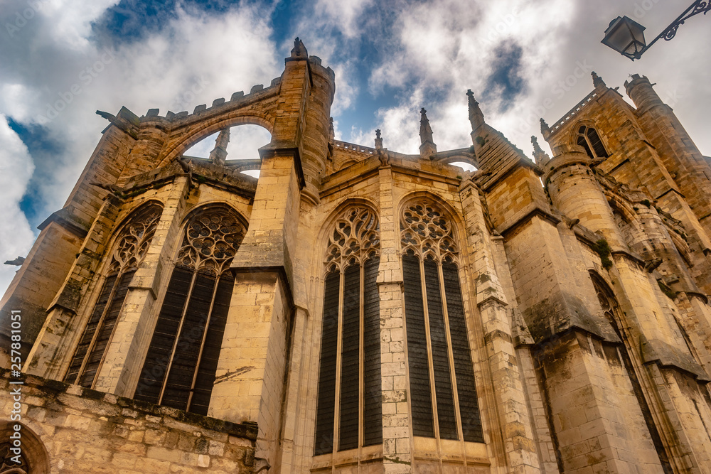 Cathedral of Narbonne, city in the south of France.