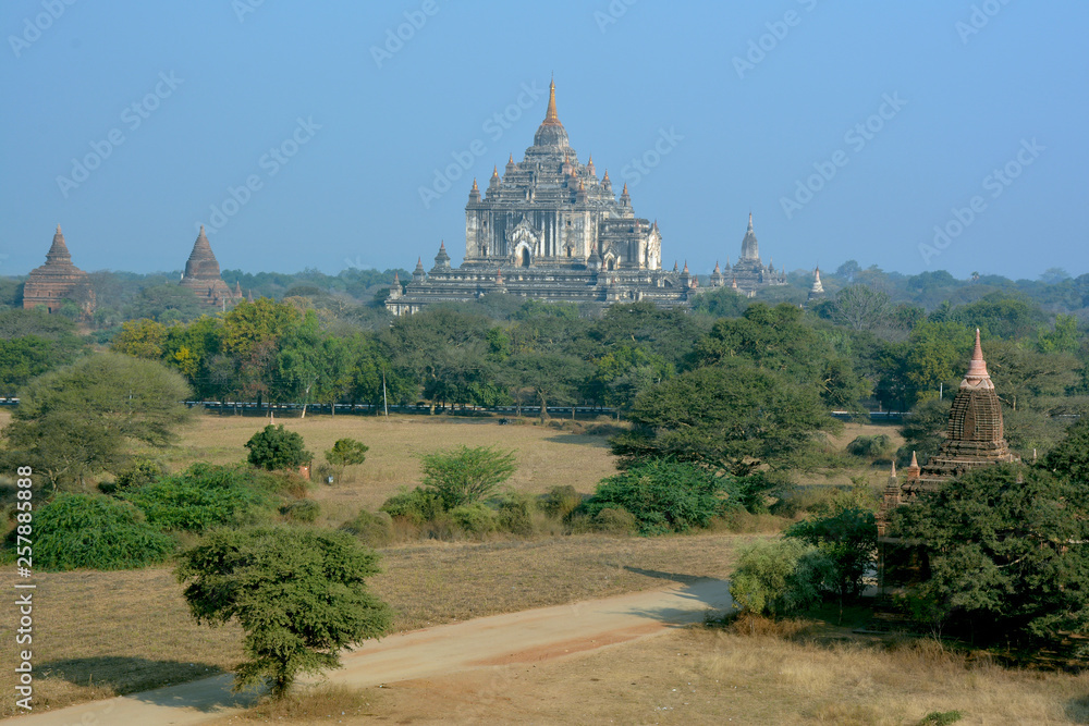 Majestic Thatbyinnyu Phaya - the tallest Buddhist temple in Bagan, Myanmar