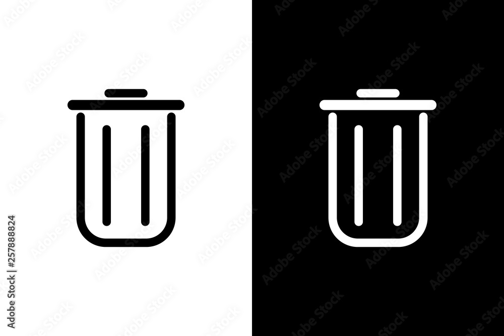 line trash, vector icon line trash, vector icon