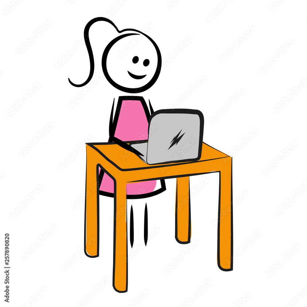 Frau mit Laptop - Business Frau mit Laptop - Business
