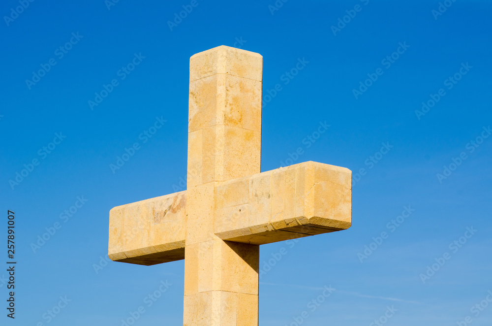 Large stone cross