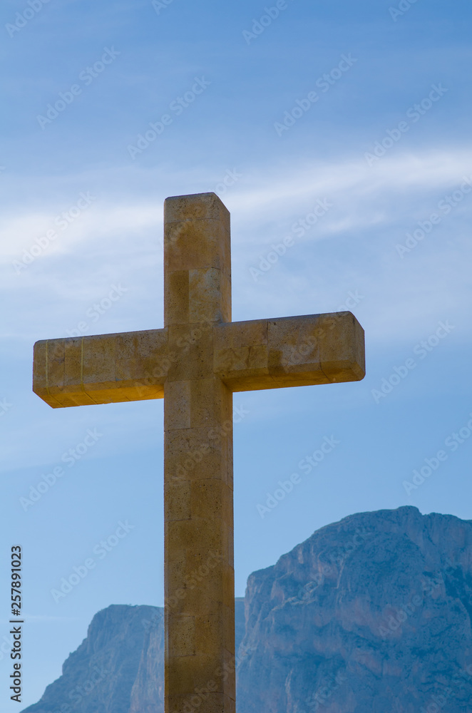 Large stone cross