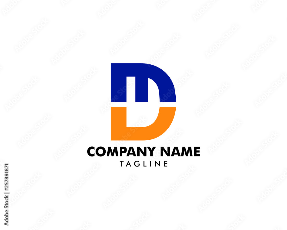 Initial Letter DM Logo Template Design Initial Letter DM Logo Template Design