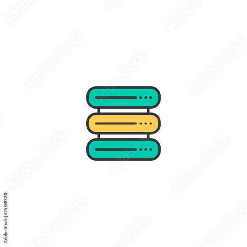 Project management icon vector design