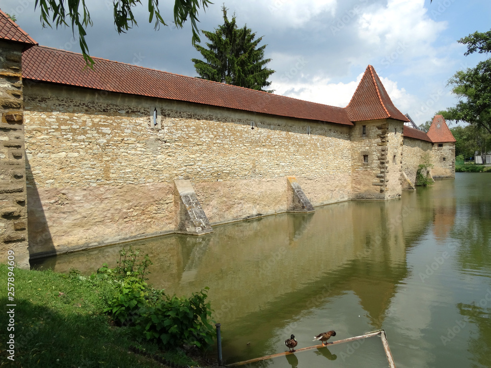 Naklejka premium Weissenburg. Stadtmauer.